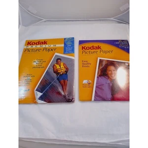 Kodak Premium Picture Paper Finish 15 Sheets 8.5" x 11" Inkjet & 25 Soft Gloss - Picture 1 of 7
