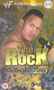 WWF The Rock Dwayne Johnson The Peoples Champ 2000 ORIG VHS WWE Wrestling