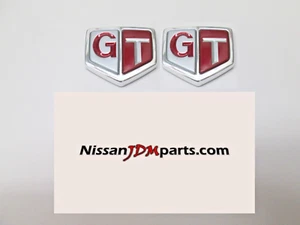 Genuine NISMO Heritage Side GT Emblem Set Skyline GT-R R32 62896-RHR20 - Picture 1 of 5