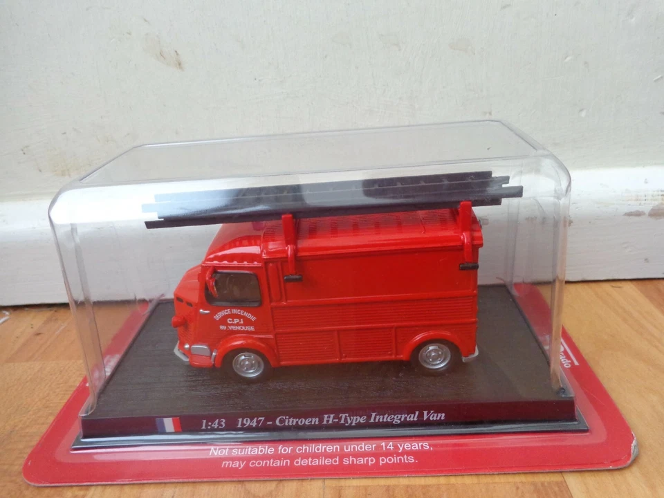 1/43 SCALE FRANCE 1947 CITROEN H TYPE INTEGRAL VAN - DEL PRADO FIRE ENGINE MODEL - Image 1 of 1