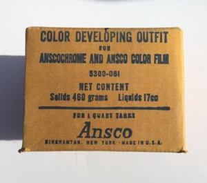 Ansco Color Film Developing Outfit Vintage 5300-061 - Picture 1 of 6