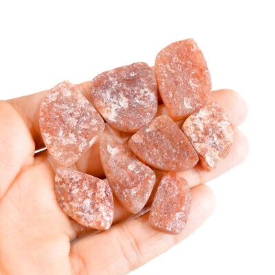 8 Pcs 213 Cts Natural Cherry Quartz Druzy Gemstone Lot 22x13 34x20 mm #2664 - Image 1 of 4