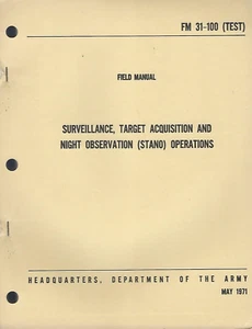 Historical book Surveillance, Target Acquisition, NIght Observation (STANO) Opns - Imagen 1 de 1