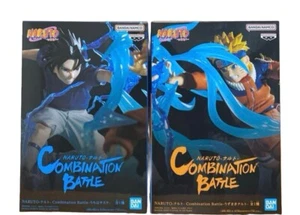 NARUTO Combination Battle Figure Banpresto Naruto Uzumaki Sasuke Uchiha Set New - Picture 1 of 7