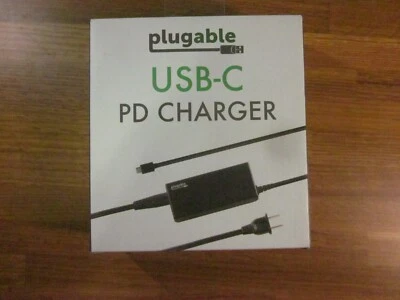 Plugable USB-C 60w PD Charger power adaper UL CE certified - Image 1 of 2