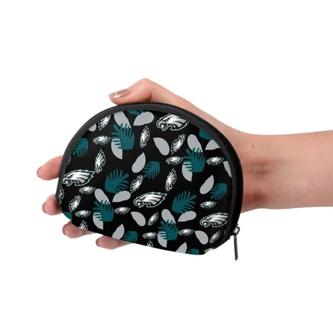 Philadelphia Eagles Fans Shell Storage Bag Mini Storage Bag Print Lady Wallet Cover
