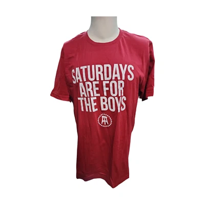 Barstool Sports Large Saturdays Are For The Boys Red T-Shirt NWT - XXL - Portnoy - Image 1 of 4