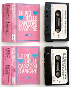 Mc Le Più Belle Canzoni D'Amore Vol. I e II Gioia Musicassetta Compilation A - Foto 1 di 2