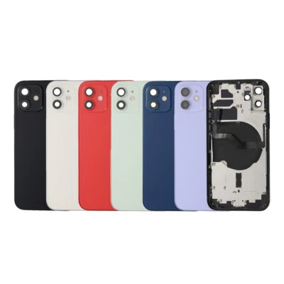 Rear Back Cover Glass Housing Battery Door Replacement For iPhone 12 6.1" - Image 1 of 2