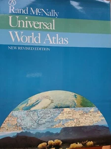 Rand McNally Universal World Atlas New Revised Edition 1991 - Imagen 1 de 9
