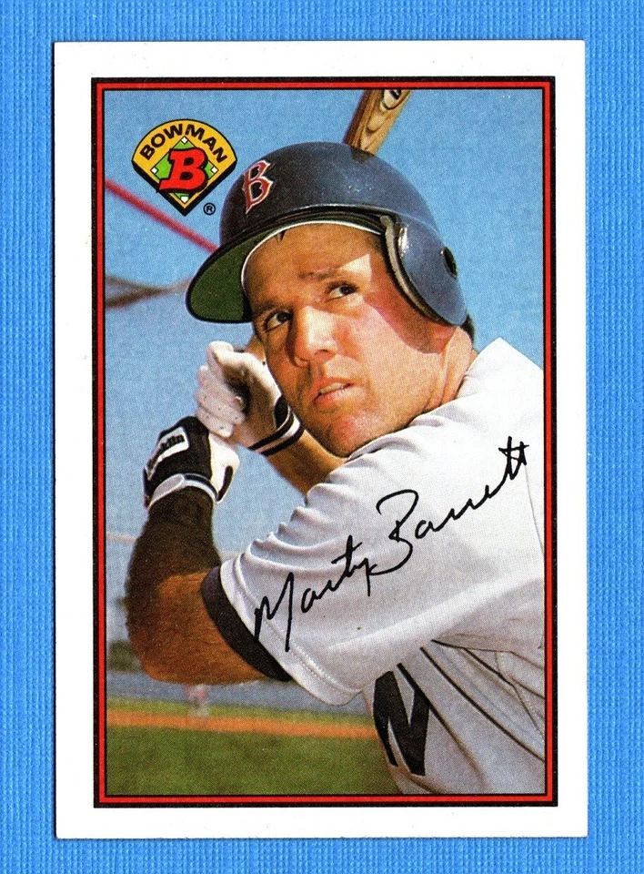 1989 Bowman #28 Marty Barrett Boston Red Sox - Image 1 of 1