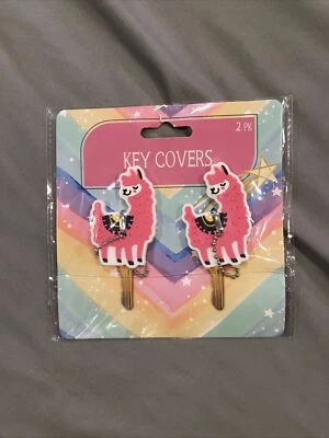 WHIM Fashions 2 Pack Of Llama Key Covers Pink Silicone NIP - Image 1 of 2