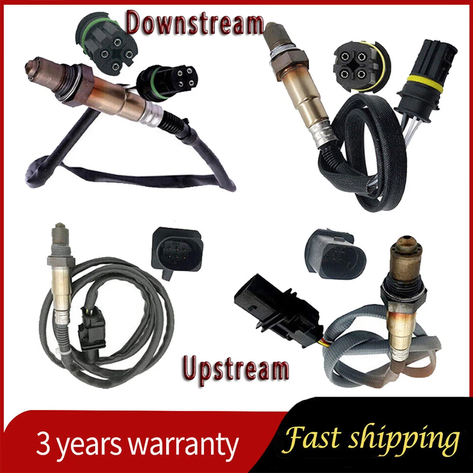 Sensor de oxígeno O2 aguas arriba+aguas abajo 4 piezas para BMW 135I 335I 335IS 335XI X3 X5 Z4 3.0si Foto 1 de 4