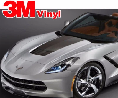 Gráfico del capó para: Corvette C7 Stingray 2014-2018 calcomanía rayas vinilo 3M Foto 1 de 4