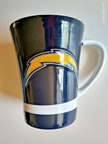 Los Angeles Chargers NFL Football Raised Logo Large 16 ounce Coffee Cup Mug Cover
