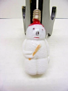 Vintage Snowman 9 V Christmas Light Bulb Non Working - Picture 1 of 2