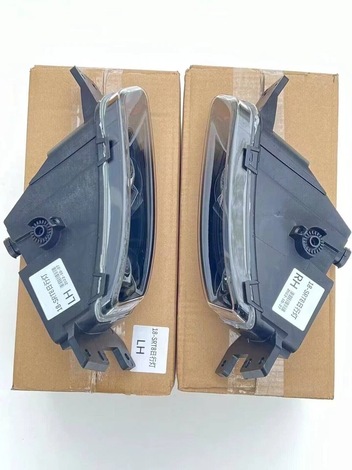 Pair Bumper Fog Light Driving Lamp For 2017-2023 Dodge Durango Jeep Cherokee， — 第 1/1 张图片