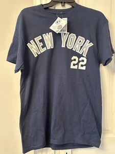 New York Yankees  Ellsbury 22  Genuine  Merchandise Men's Size M  Shirt - Picture 1 of 6