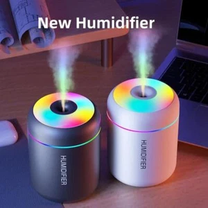 180ml Mini Luftbefeuchter USB Elektrische Aroma Diffusor Ätherisches Öl Reiniger - Bild 1 von 26