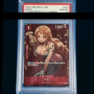 One Piece Card Japanese Psa10 Nami Standard Battle Championship ST01-007 Japan - Picture 1 of 2