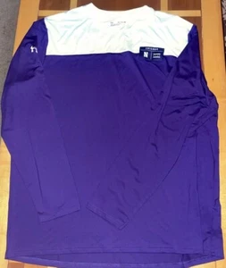 Under Armor Long Sleeve Men’s Purple And White Soft Chicago T Shirt - Picture 1 of 6