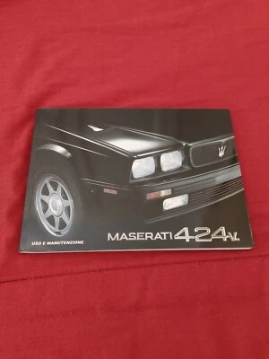 Maserati 424 Libretto Uso E Manutenzione - Immagine 1 di 4