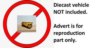 Matchbox 63 c d Dodge Crane Truck Reproduction Red Hook Part Lesney Moko - Picture 1 of 5