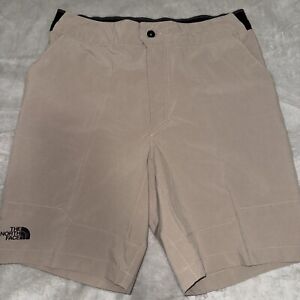 The North Face Mens Paramount Trail Hiking Shorts Beige Size 31 Outdoor