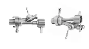 Laparoscopic Cystoscope Bridge Sheath Single & Double Channel Instrument Set 2Pc - Picture 1 of 3