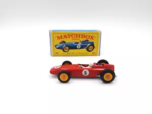 Matchbox 52b BRM Racing Car, Rare Red version, in type E4 Box - Picture 1 of 8