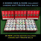 3+DOZEN+Callaway+Chrome+Soft+TRUVIS+Golf+Balls+-+36+NEW+Limited+Edition+Balls