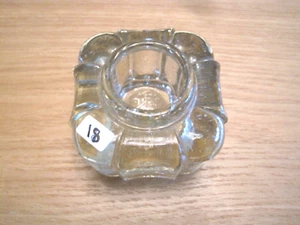 Victorian Glass Ink Well Stamped Made in England No.18 - Picture 1 of 6