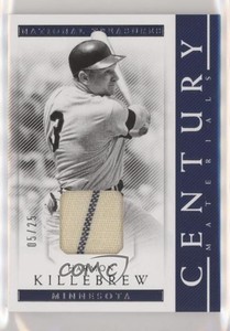 2018 Panini National Treasures Century Materials /25 Harmon Killebrew #CE-HK HOF