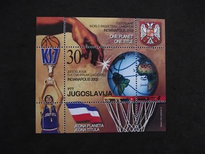 Yugoslavia 2002 Yugoslavia-World Basketball Champions (2002) MNH sheet. - Picture 1 of 2