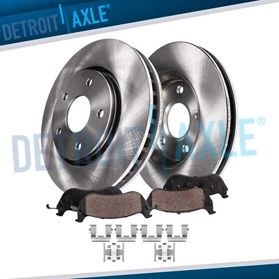 Front Brake Rotors + Brake Pads for Honda CR-V Prelude Acura Integra Legend RL - Image 1 of 4