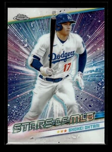 2024 Topps Series 2 Stars of MLB CHROME #CSMLB-55 Shohei Ohtani (NM+)(BAS) - Picture 1 of 2