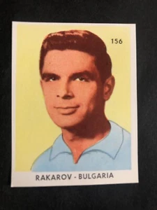 1962 FIGURINA SAN GIORGIO WORLD CUP CHILE 62 BULGARIA RAKAROV n 156 OTTIMA - Imagen 1 de 2
