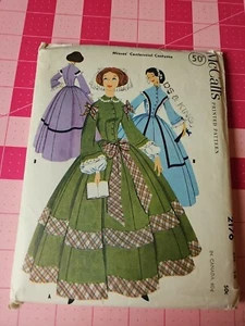 Vintage McCalls Pattern 2176 Centennial Costume Antebellum Size 16 UNCUT - Picture 1 of 6