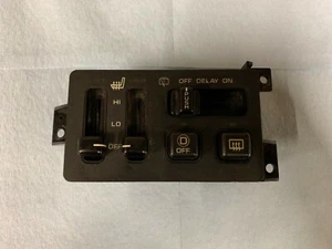 1996-98 JEEP GRAND CHEROKEE HEATED SEAT REAR WIPER DEFROST PANEL OVERDRIVE OFF - Picture 1 of 5