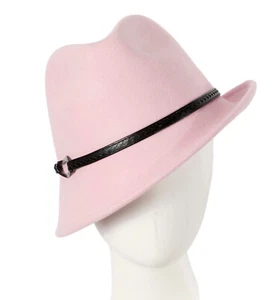 Pink Felt Fedora hat by Max Alexander 100% Australian OwnedFamily Business - Picture 1 of 7