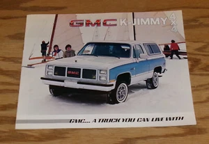 Folleto de ventas 85 GMC K-Jimmy Truck original 1985 - Imagen 1 de 2