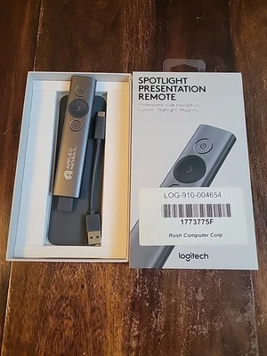 Logitech Spotlight Wireless Presentation Remote - For Parts/Repair, NO Charging - Image 1 of 4