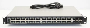 Cisco | SG500-52P | 52-Port Gigabit PoE Managed Switch - Includes Power Cord - Photo 1/9