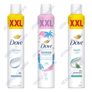 3x300ml Dove Anti-Perspirant Deodorant Spray Classic Summer Unwind Fresh Care - Picture 1 of 1