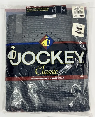 Vintage Jockey Long Sleeve Shirt Winterweight Underwear Large Made In USA - Image 1 of 4