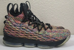 Nike LeBron XV 15 Multicolor Cuatro Jinetes Zapato Baloncesto 897648-901 Talla 9.5 - Imagen 1 de 10