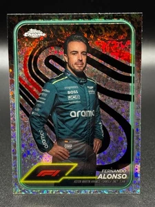 2024 Topps Chrome Formula 1 F1 Fernando Alonso Portrait Mini Diamond 265/299 #11 - Bild 1 von 2