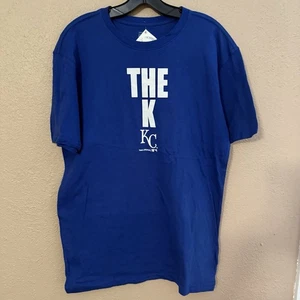 T-shirt Kansas City Royals XL (18/20) MLB NUOVA CON ETICHETTE merce originale blu - Foto 1 di 5