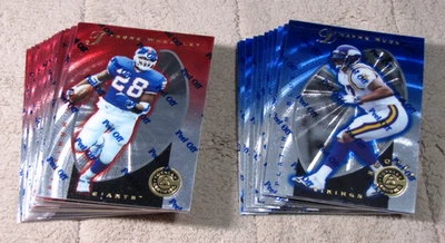 1997 Pinnacle Totally Certified Red /4999 & Blue /2999 Football (Pick Choose) - Image 1 of 2