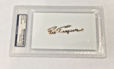 Pie Traynor HOF Signed Cut Signature PSA/DNA AUTO Pittsburg Pirates - Image 1 of 3